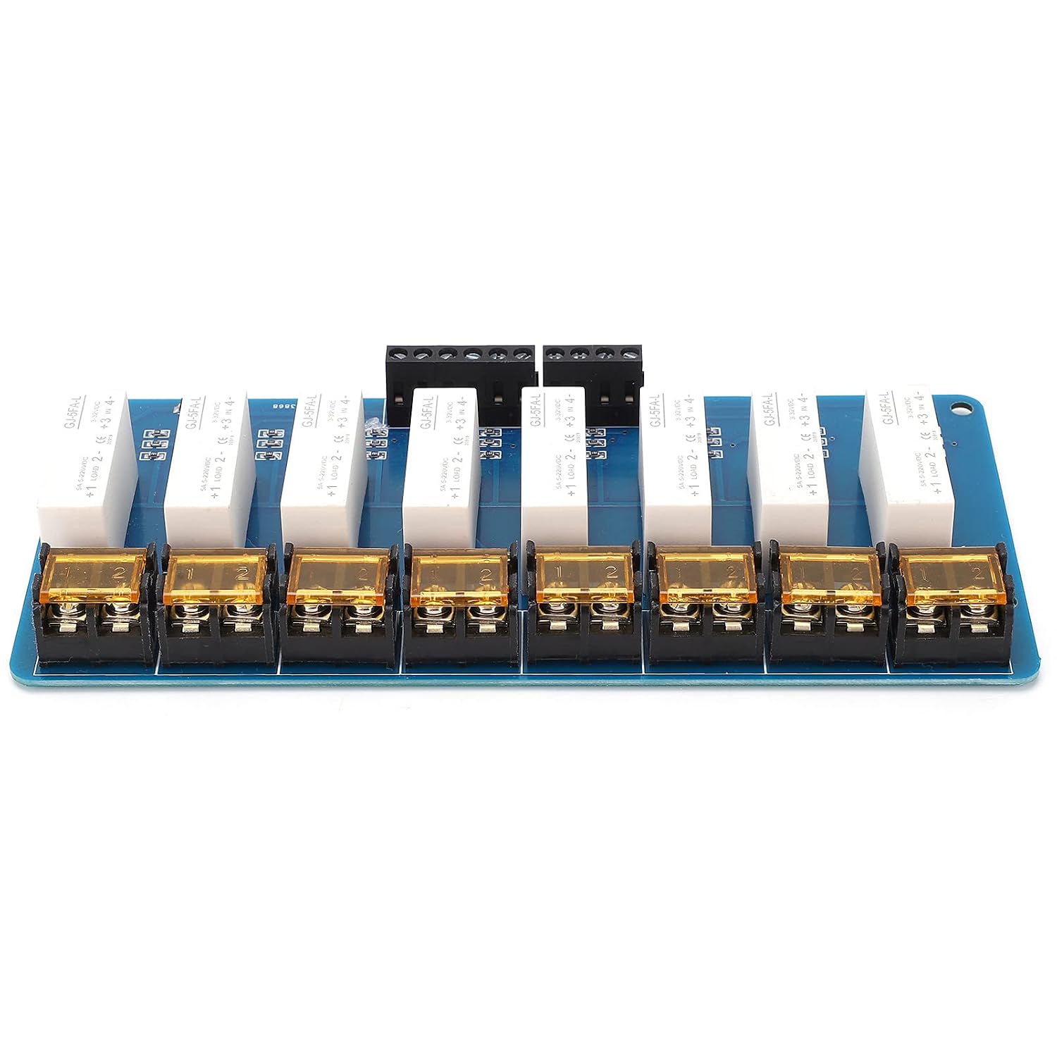 8 Channel Relay Module, Solid State Relay Module with High Current 5A DC to DC 5V to 220V for PCB Type Installation