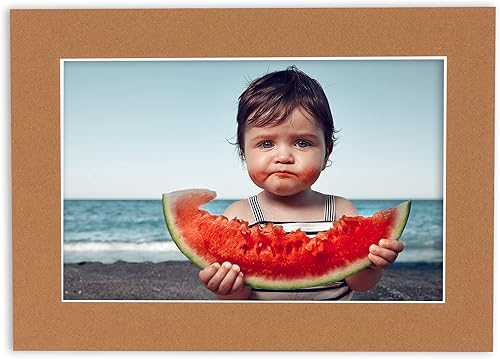 Miniatura 6 de Pack of TEN 18x24 Mats Bevel Cut for 15x22 Photos - Acid Free Pink Precut Matboards For Pictures, Photos, Framing - 4-ply Thickness