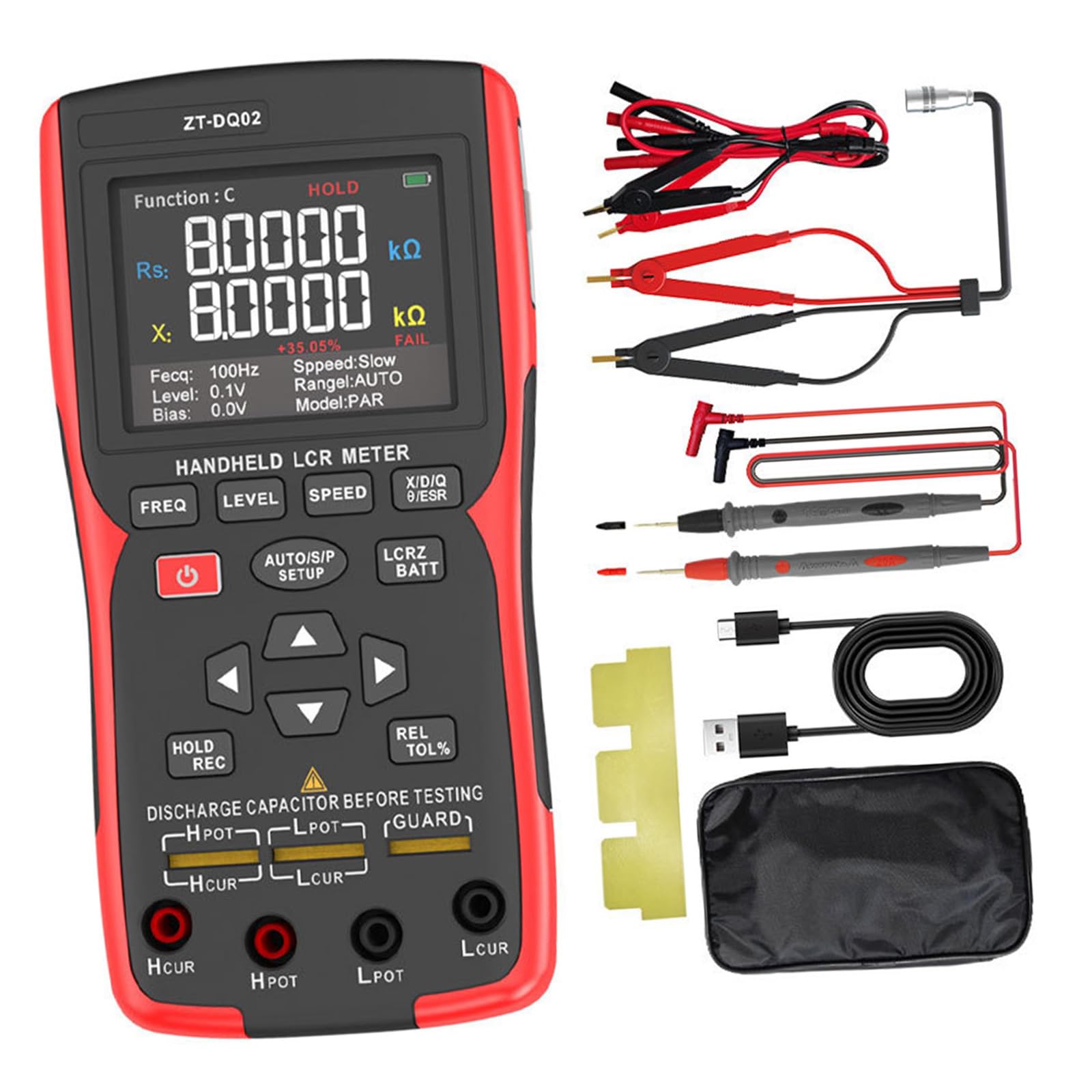 Pxzh With Kelvin Clip Professional Battery Internal Resistance Tester For Lithium Acid Cells Featuring High Accuracy Meter High Precisions Digital