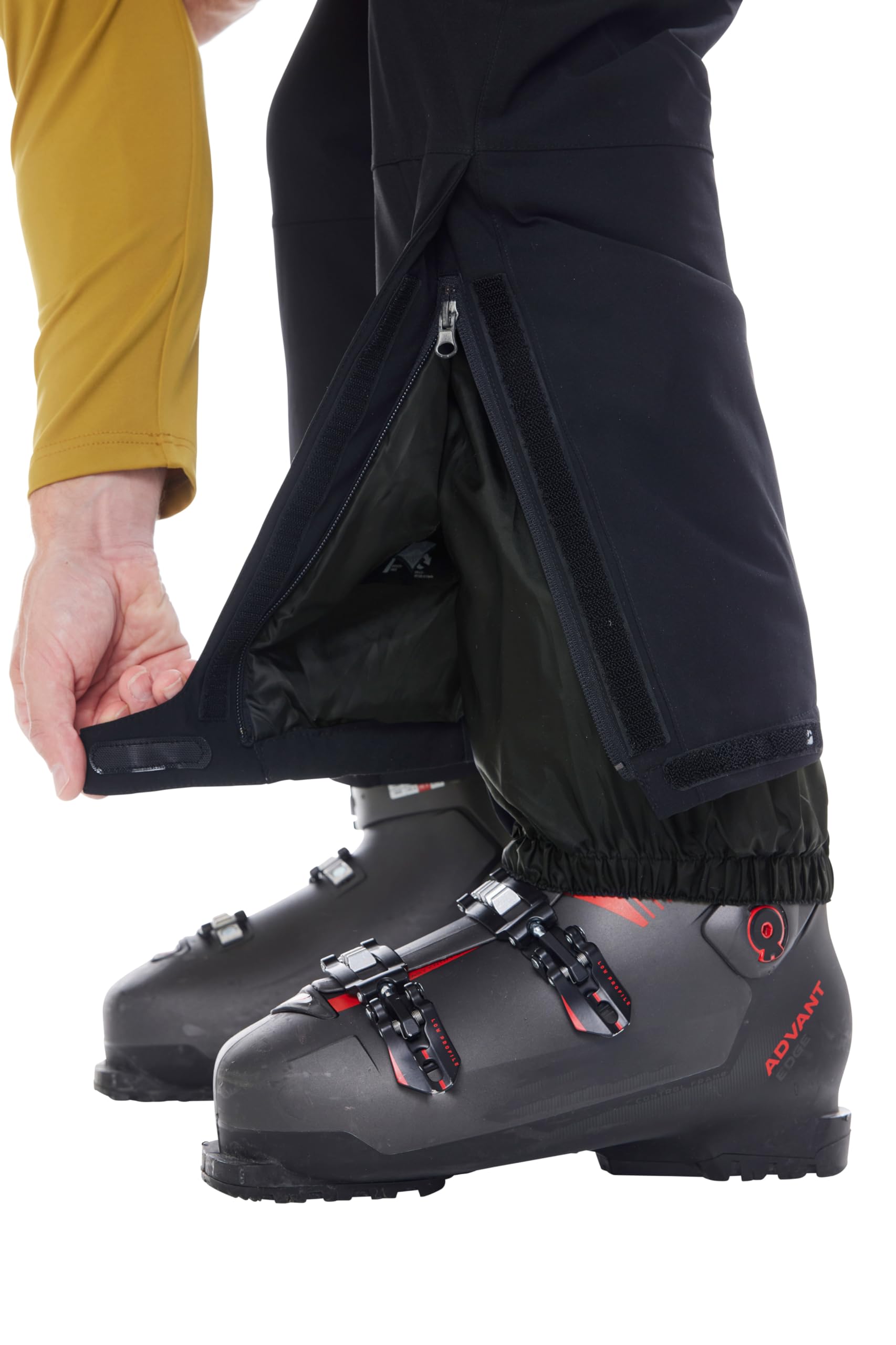 killtec Herren Skihose/Funktionshose mit abnehmbaren Trägern