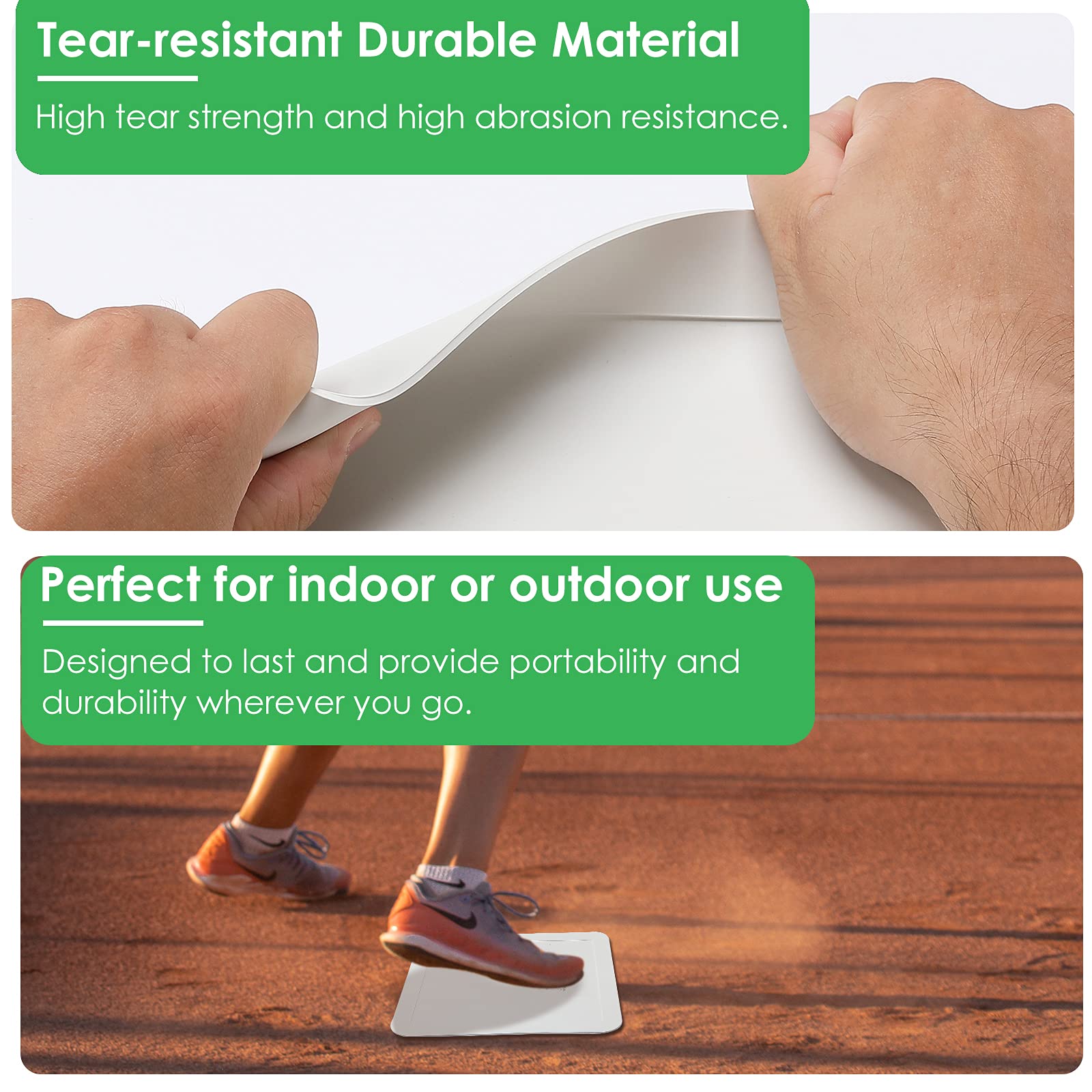 Eupboron Baseball Bases Set, 5 Piece Baseball & Softball Throw Down