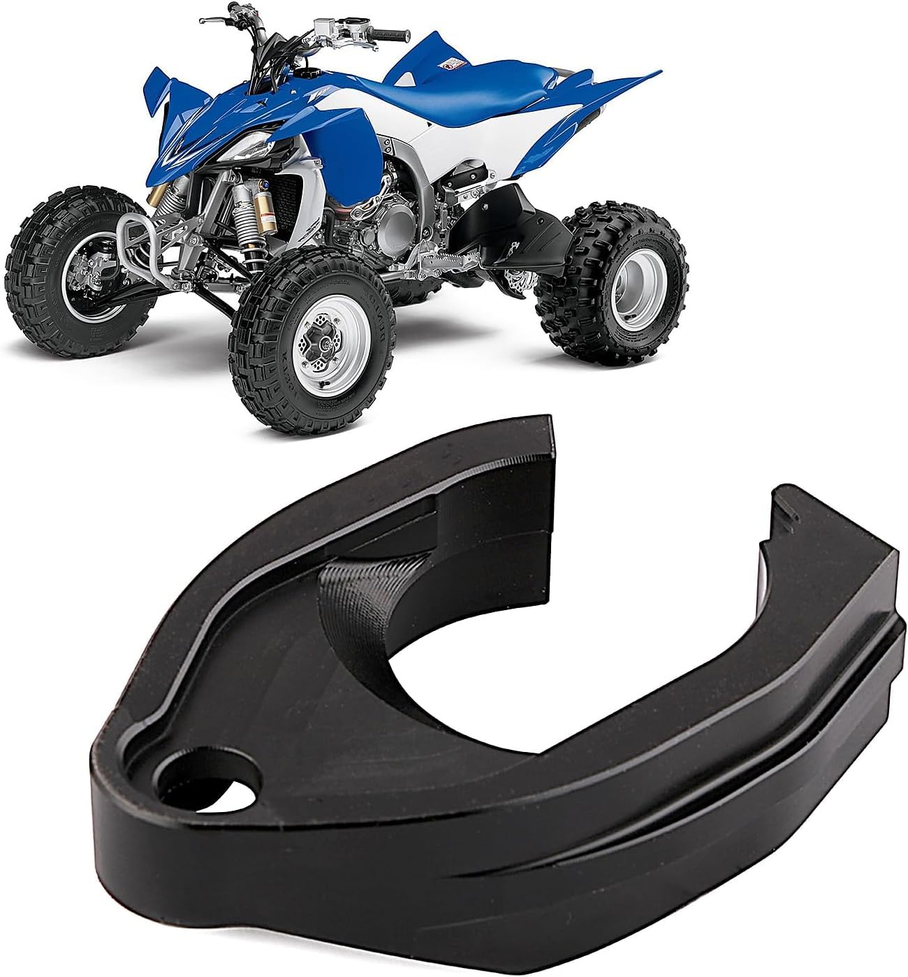 Guía de cadena ATV para brazo oscilante deslizante de plástico para YFZ450 YFZ 450 2004-2013, 5TG-22151-00-00