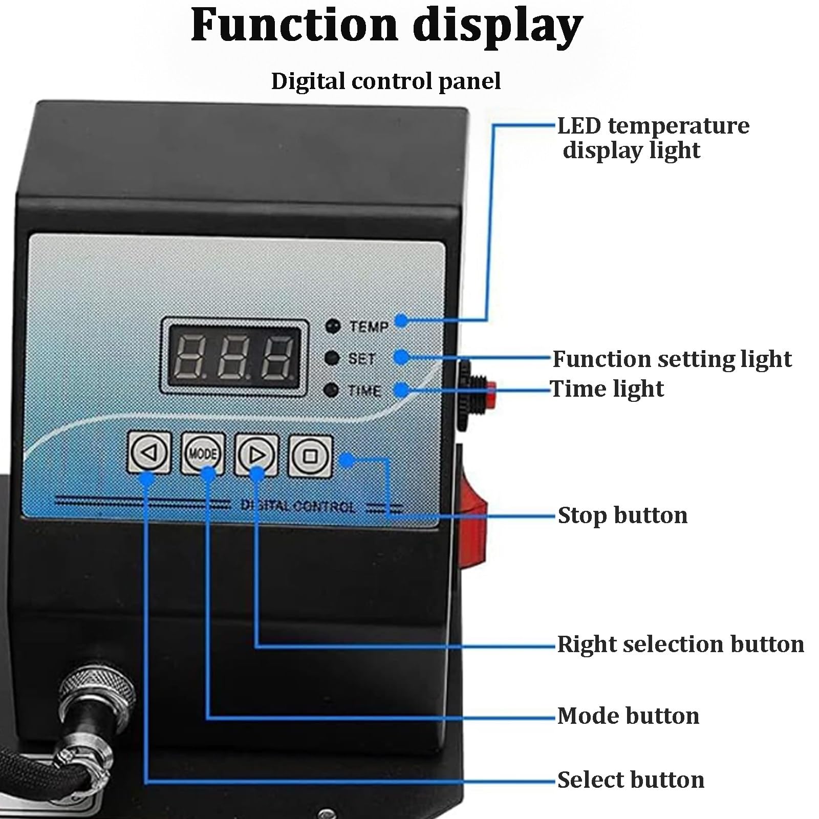 Prensa TéRmica 2 En 1 Para Vasos, Prensa TéRmica, Para ImpresióN Por Transferencia TéRmica En Tazas De 11 Oz, Con Control Digital, ImpresióN Por SublimacióN Para Tazas