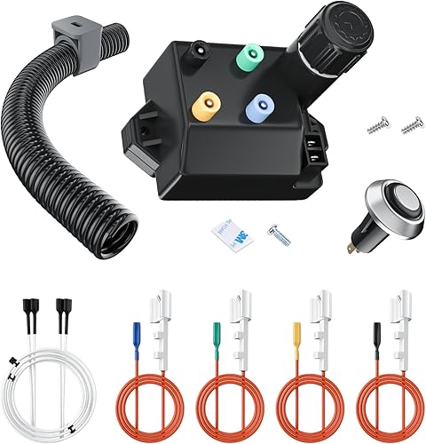 Vista 32 de GRISUN 7629 Kit de encendido de repuesto para Weber Genesis E/S-330 con panel de control montado en la parte delantera (2011-más reciente)