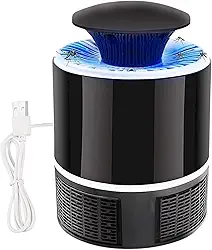 Armadilha Eletrônica Repelente de Mosquitos Dengue CASAMILU | Tecnologia Luz UV Silencioso Seguro Fácil de Limpar sem Produtos Químicos - Ideal para Ambientes Internos