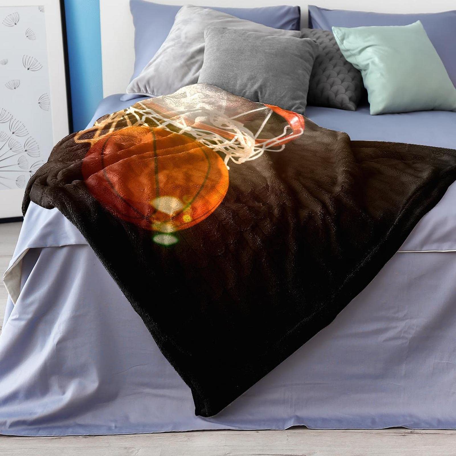 Coperta in pile per divano, divano o letto e letto
