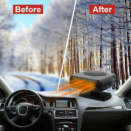Miniatura 6 de Showvigor - Calentador de automóvil 2024, nueva actualización 2 en 1, calentador de coche de calentamiento rápido y refrigeración, esencial para