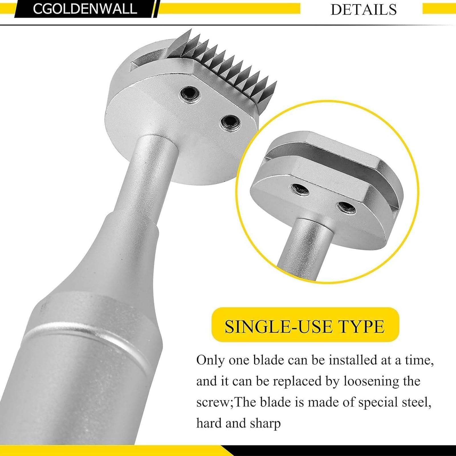 Kit de comprobador de adherencia, herramienta de prueba de revestimiento de pintura de corte cruzado con cuchillas de tungsteno de 1 mm/2 mm/3 mm, juego de alta precisión con lupa, cinta y cepillo