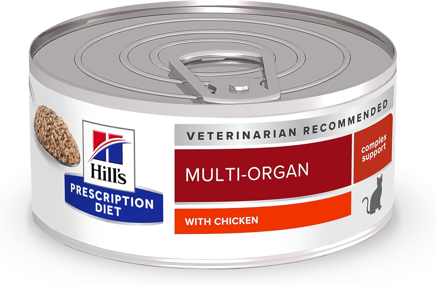 Hill's Prescription Diet Multi-Organ Support Chicken Cat Wet Food, 24 x 5.5 oz case