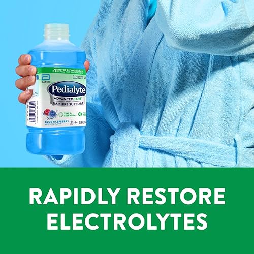 Vista 19 de Pedialyte Advanced care, solución oral de electrolitos, 0.26 gal, 8 unidades, 1, 1