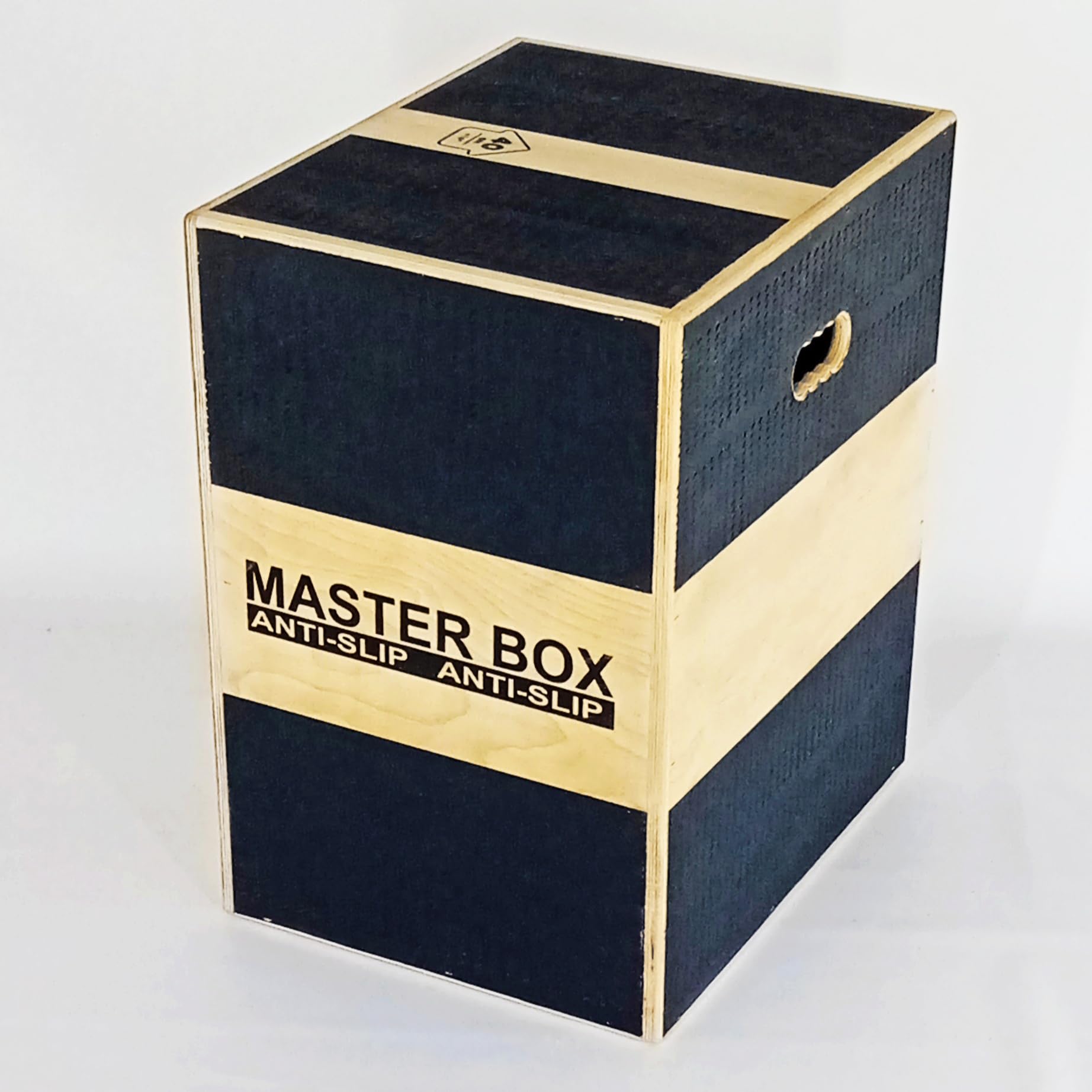 BeckerTechnik Master Box Anti-Slip M 40x50x60 cm, vollständig aufgebaut und verleimt, gerundete Kanten, rutschfeste Flächen und Gumminoppen auf je 3 Seiten, bis 350 kg belastbar