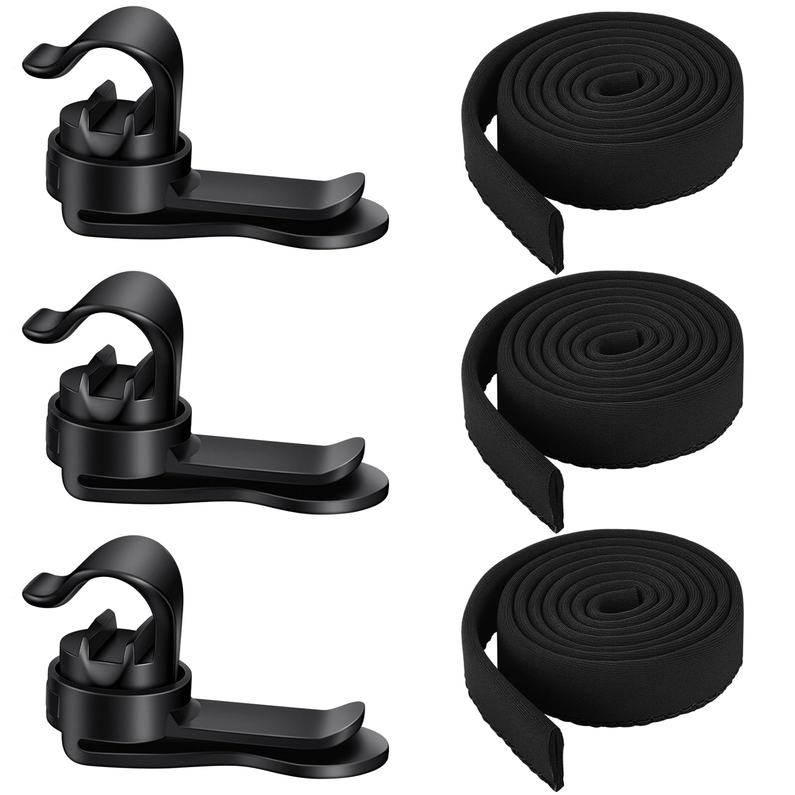 Photo 1 of Klyyo Clyro 6 Pcs Water Bladder Tube Cover with Clips Neoprene Insulation Hose Sleeve for Hiking Running Cycling Hydration(Black)