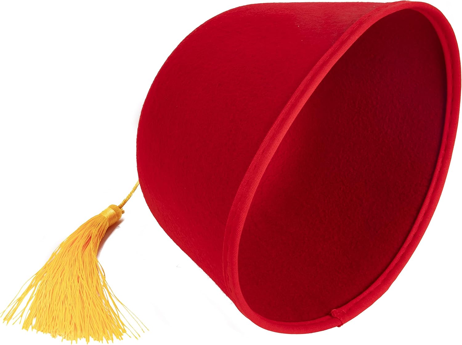 Buy Kangaroo Red Fez Felt Hat w/ Gold 