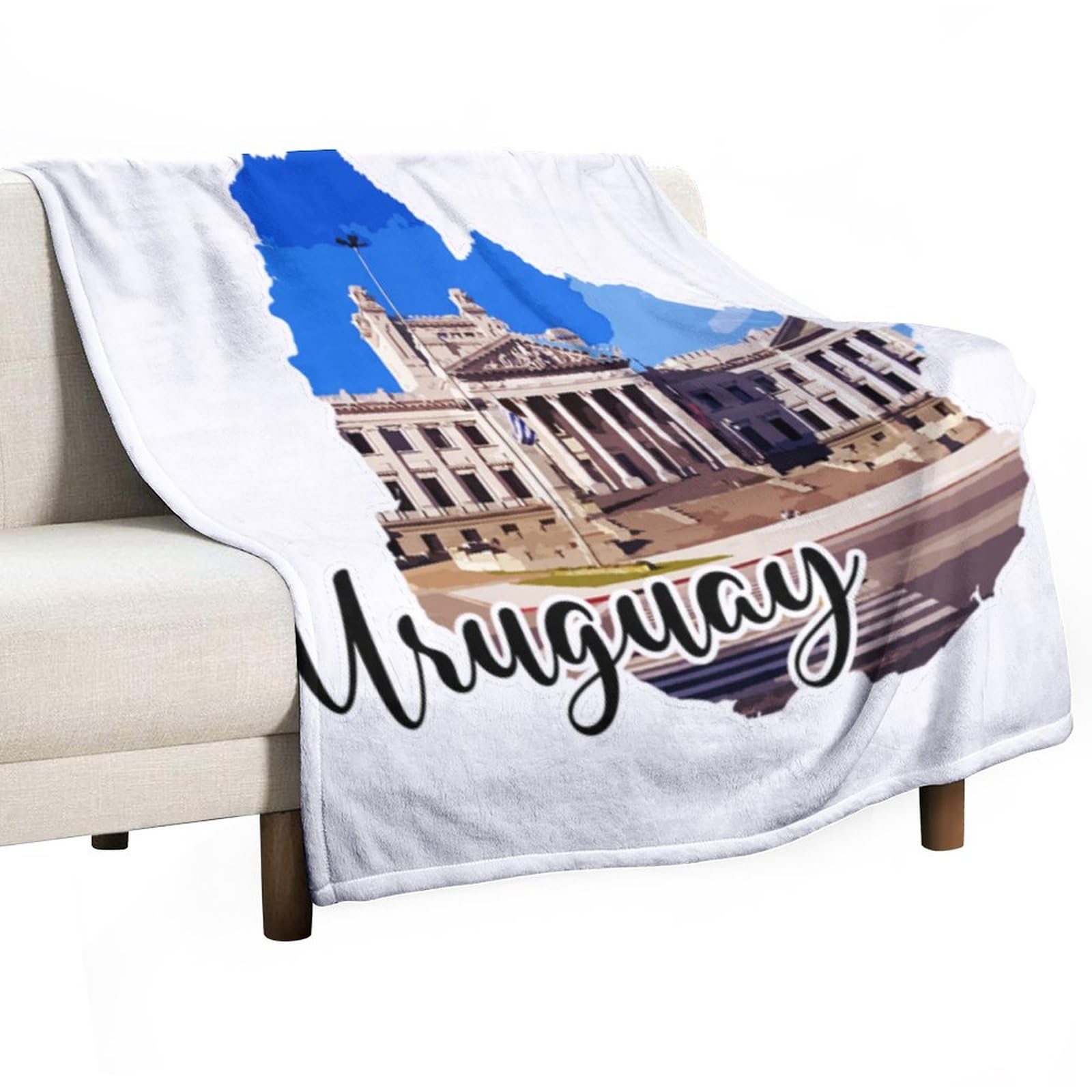 Couverture polaire Uruguay pour des soirées cocooning chaleureuses en famille