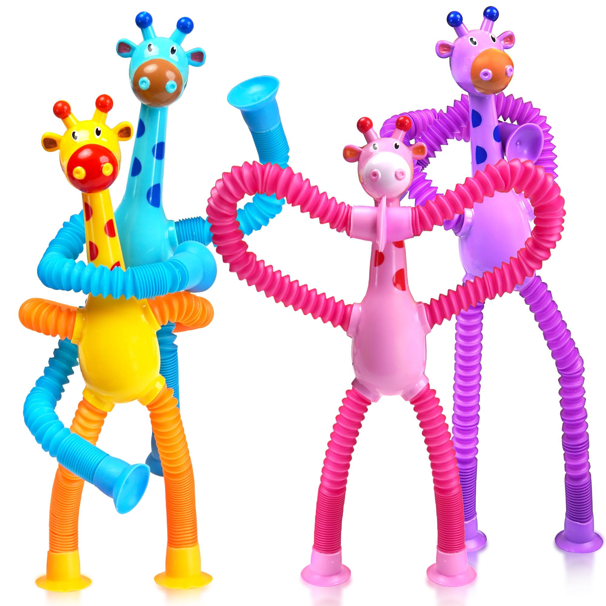 Amazon.com: Giraffe Sensory Travel Toys 4Pcs for Roadtrip Car Ride