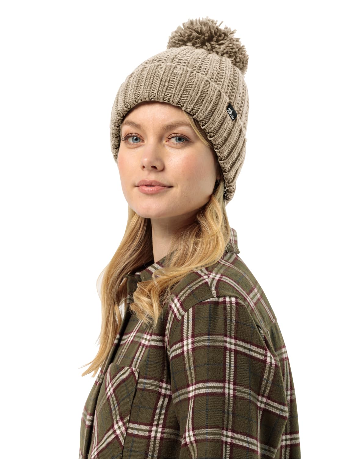 Jack Wolfskin Women's Highloft Knit Beanie W Hat, Anise, S
