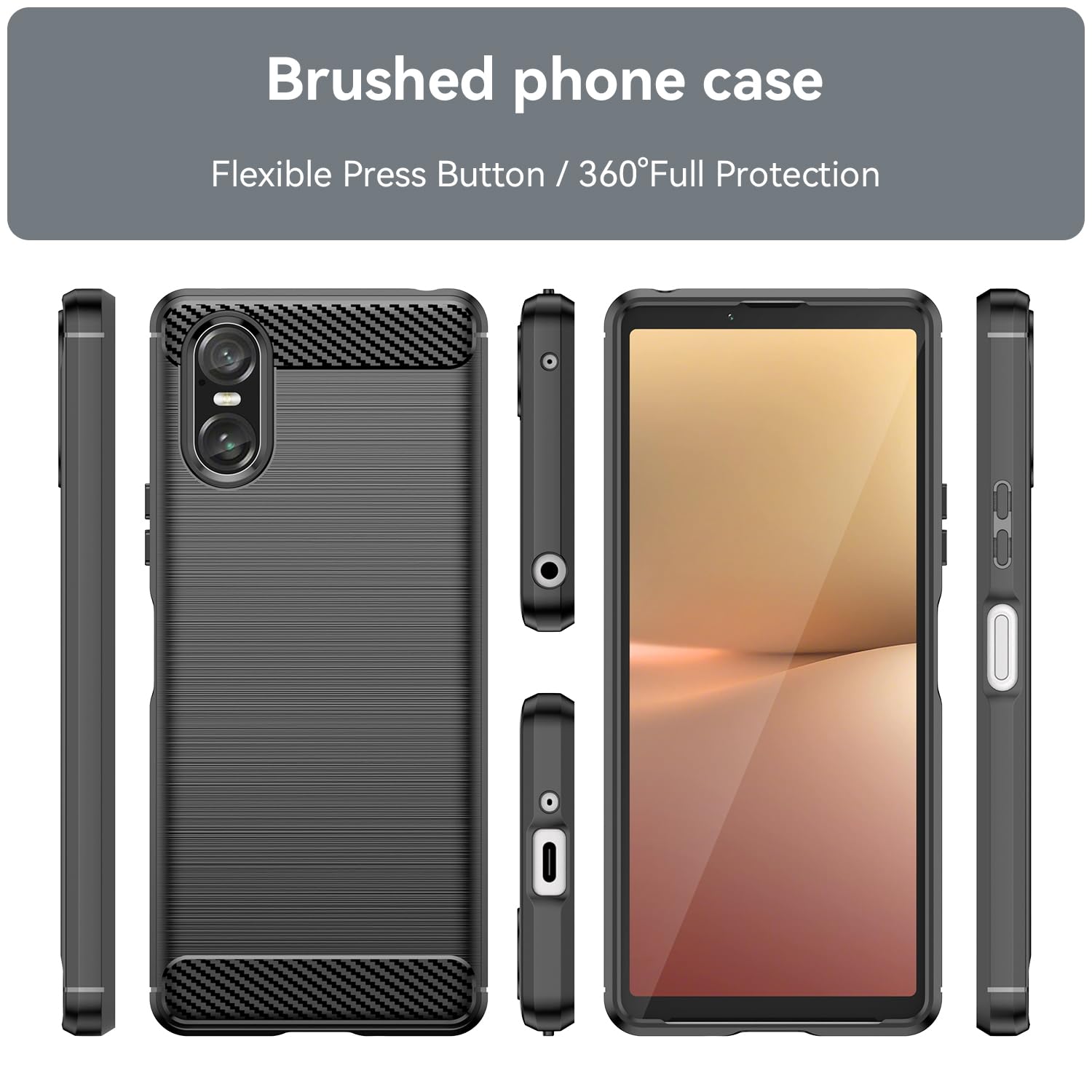 For Sony Xperia 10 VI Case For Xperia 10 VI Cover 6.1 Inch Shockproof Soft Silicone TPU Protective Bumper For Sony Xperia 10 VI Buy Cheaply On