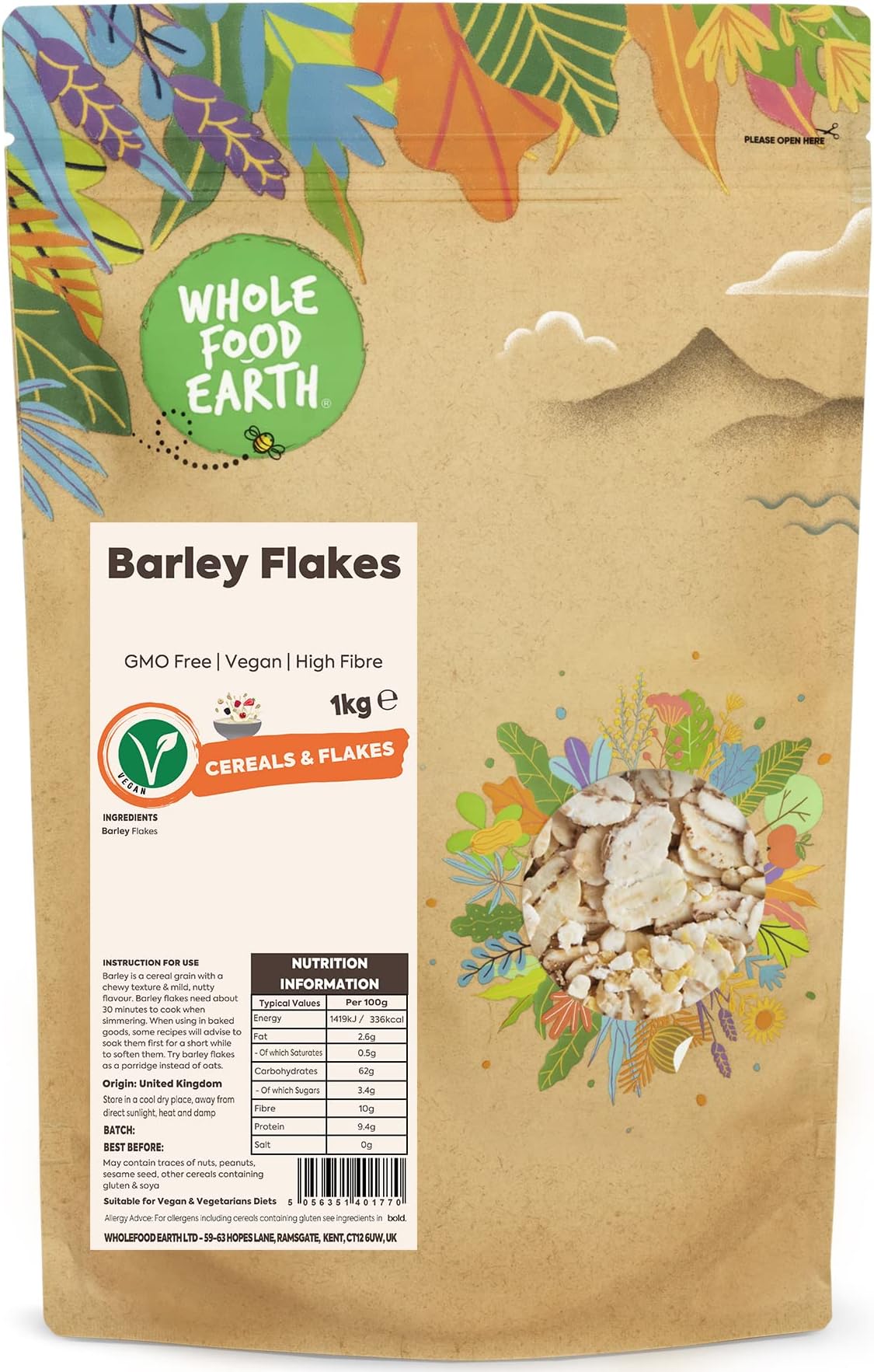 Barley Flakes 1kg