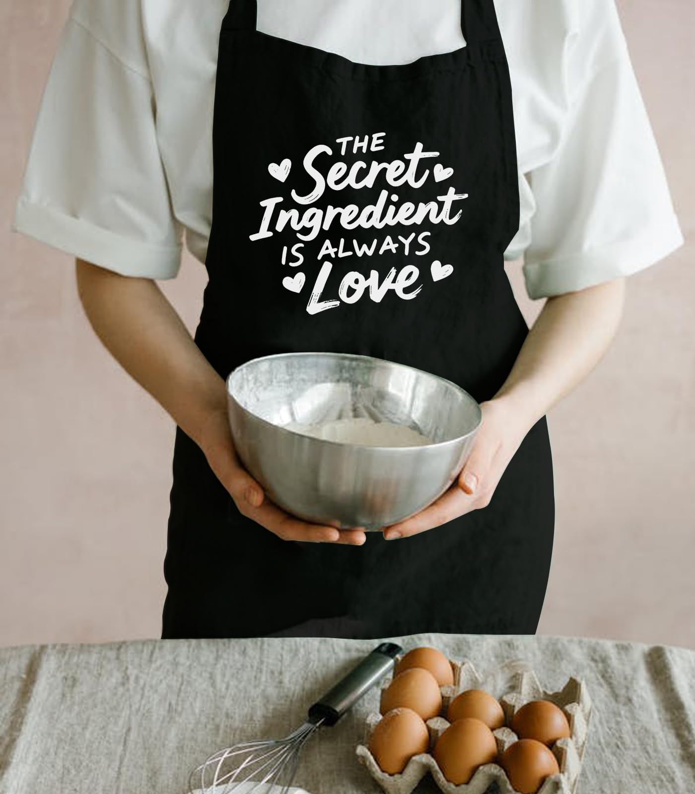 Delantales divertidos para mujer con bolsillos, bonitos delantales para cocinar la cocina, día de la madre, Navidad, regalos de cumpleaños para mamá