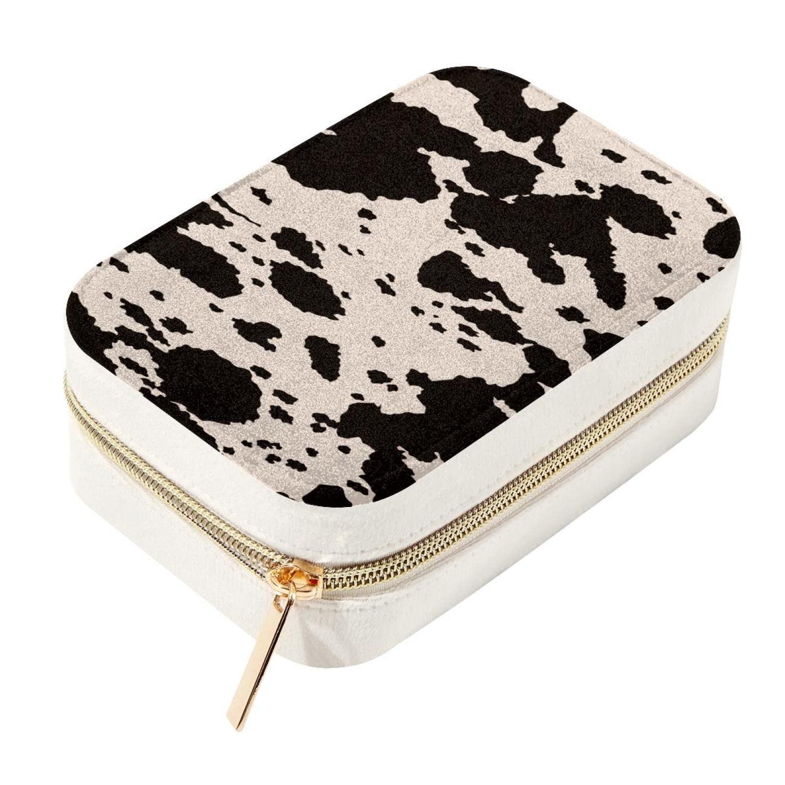 Boîte à bijoux de voyage pour femme et fille cadeau idéal motif tendance