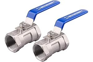 DERNORD's Exceptional 1 Inch 1PC Type Ball Valve for Fluids