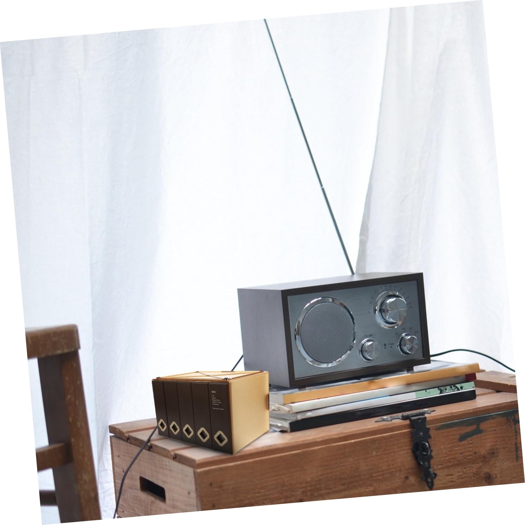 Cofanetto CD di capacità Custodia Disc Storage Case per Dischi Protezione da Polvere e Graffi Organizer Pratico e Elegante