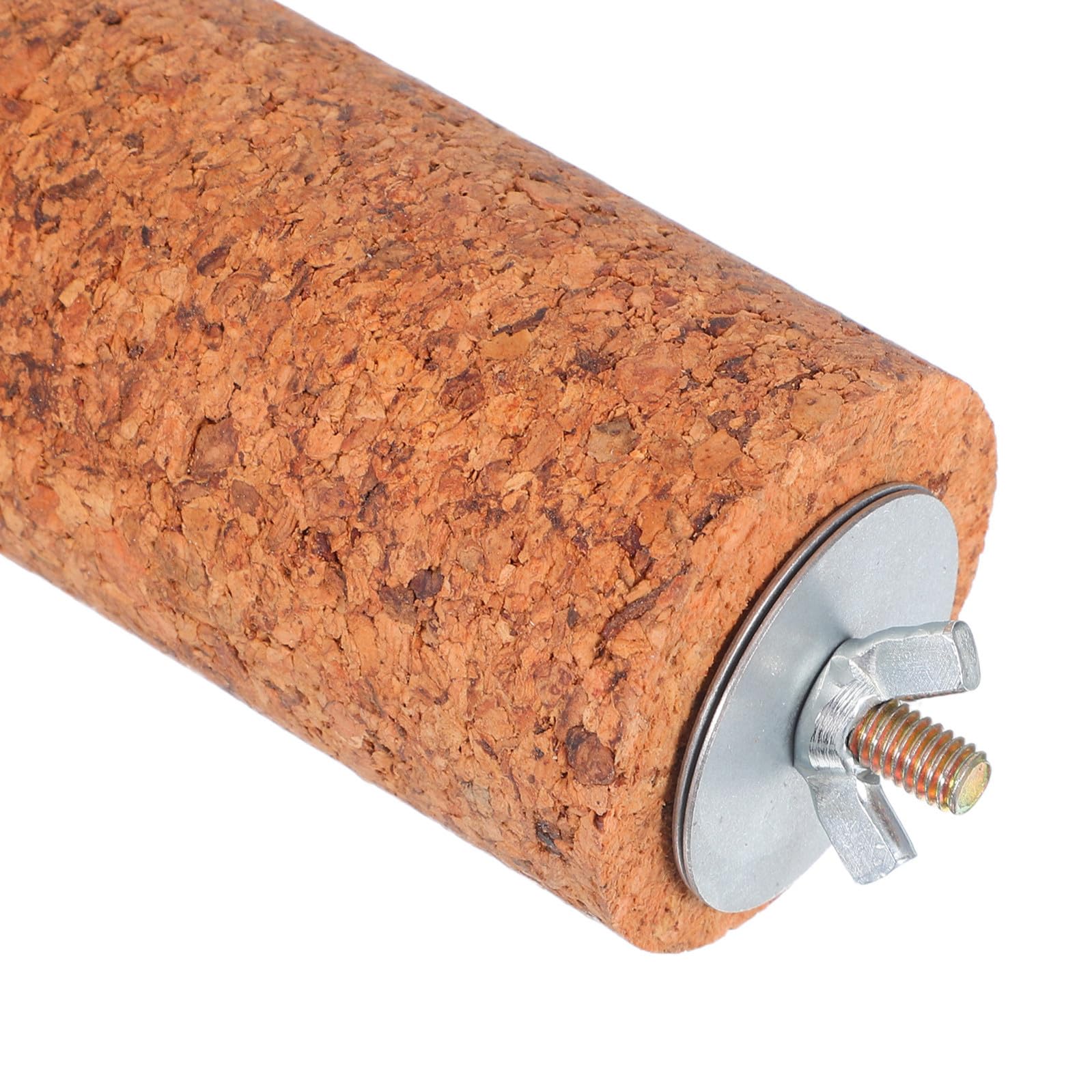 minkissy Supporto in Legno per Pappagalli Funzione Lima Unghie per Gabbie, Posatoio Resistente per Pappagallo la Cura e Gioco