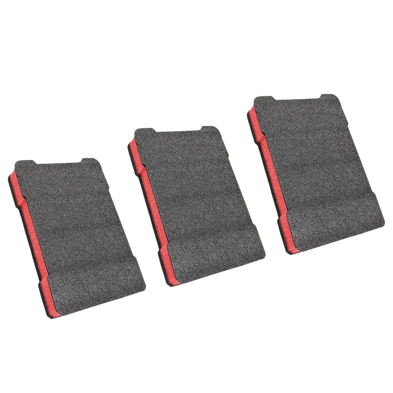 Zbiianxer Customizable Foam Inserts 12X8inch 3 Pack Cuttable Polyurethane Sheets For Fragile Object Packaging Polyurethane Foam Inserts For Case