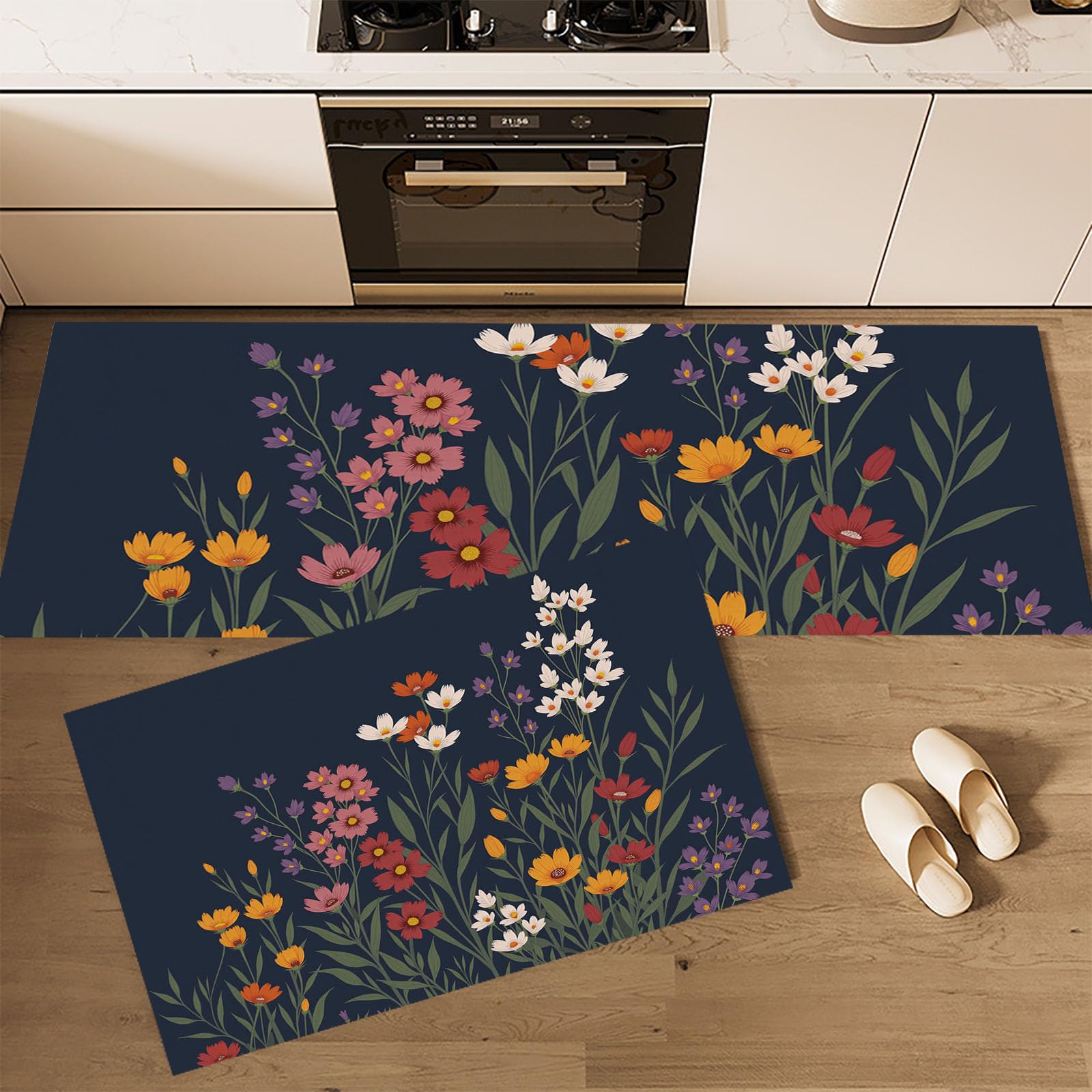 Tapis de cuisine long antidérapant pour protéger le sol et soulager les pieds