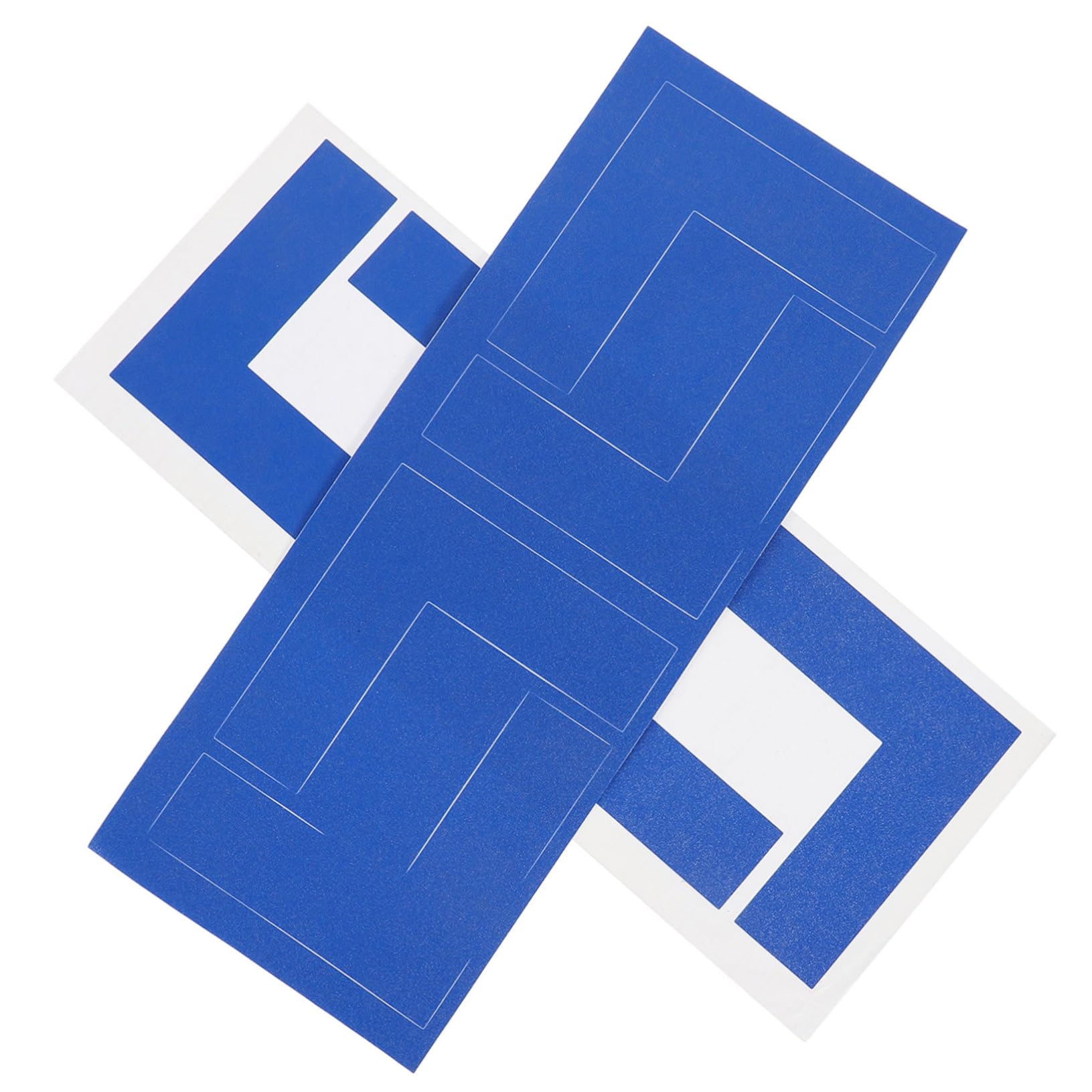 Unomor Bright Floor Tapes Marking 8pcs l Shape Floor Marking Tapes for Safe Positioning