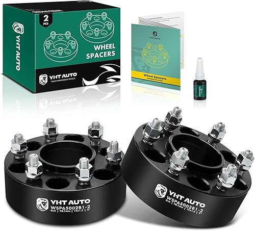 Miniatura 9 de YHTAUTO Espaciadores de rueda centrados 6x5 de 1.5 pulgadas Se adapta a Chevrolet, GMC, Buick, Cadillac, Saab Modelos Traverse, Acadia, Espaciadores