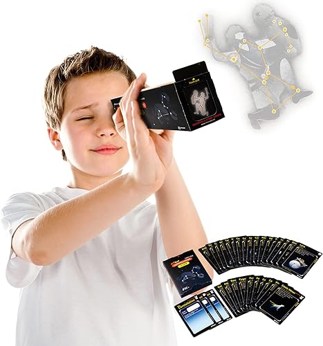 ASTRO KIDSLAB Constelación telescopio simulador de 2 juegos  Regalos de astronomía para niños  Juguetes científicos  Kits de proyectos científicos