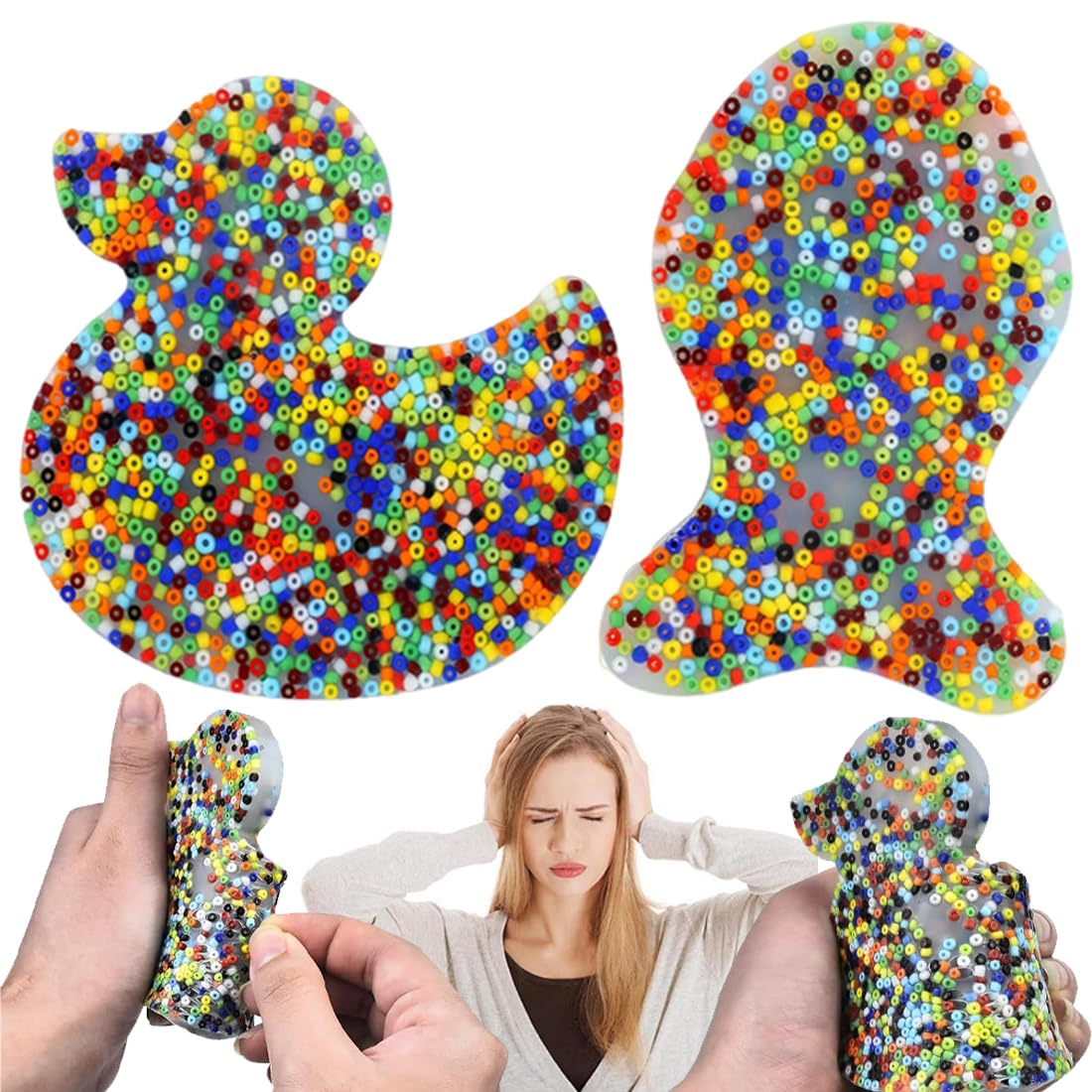 2PCS Skin Picking Fidget Toys, Picky Pad, Skin Picking Fidget, Picky Party Pad Fidget, Fidget Toy FüR Skin Picker, Sensorisches Spielzeug Zum Skin Pickin, OCD Relief Toys FüR Erwachsene Mit Adhs.