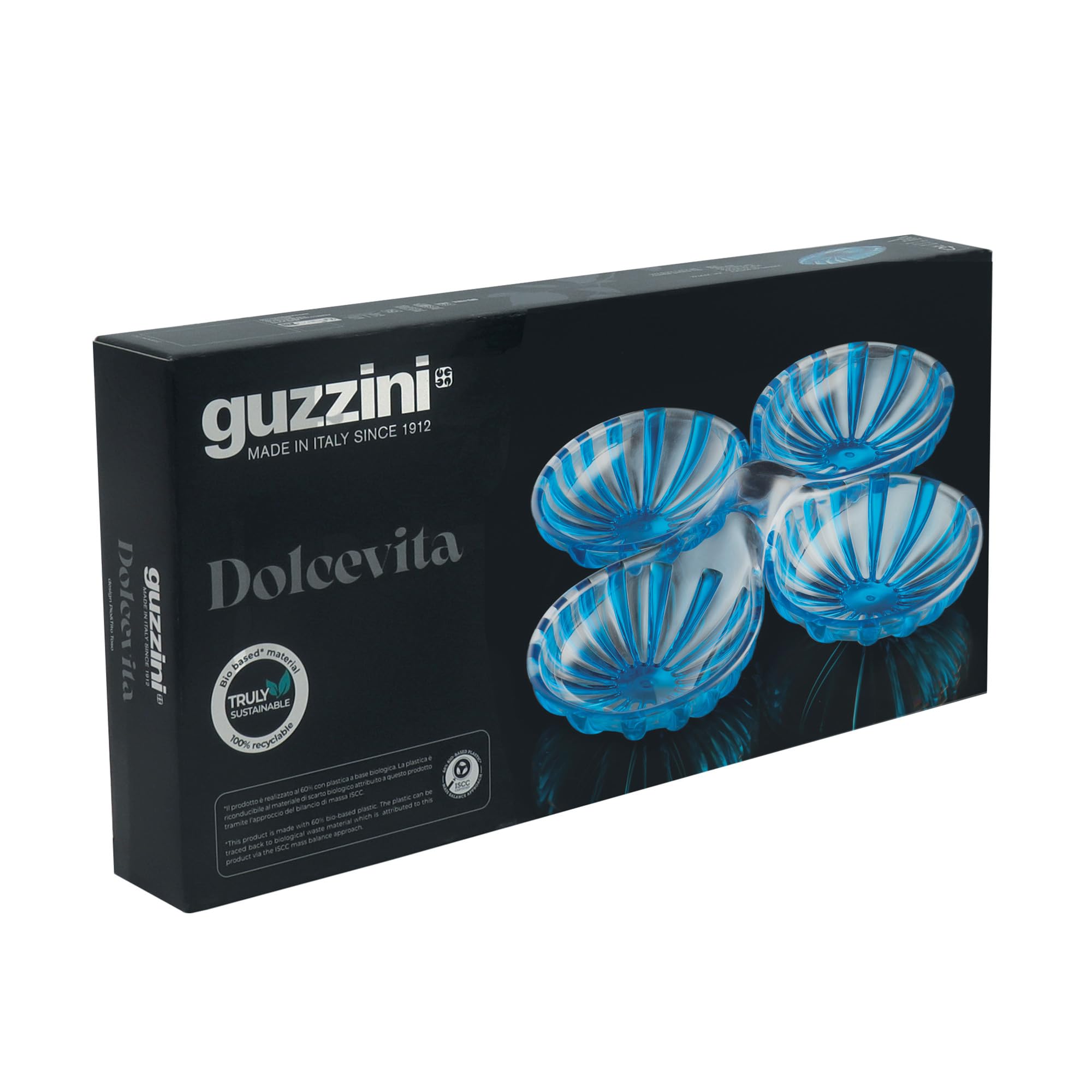 Plateau Rond Dolcevita GUZZINI 31cm - Plastique Bio-Sourcé Nacre Élégant