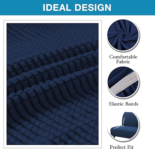 Miniatura 3 de Flamingo P Fundas elásticas para futón sin brazos, funda para sofá de futón tamaño matrimonial, funda de sofá para futón tamaño matrimonial, tela