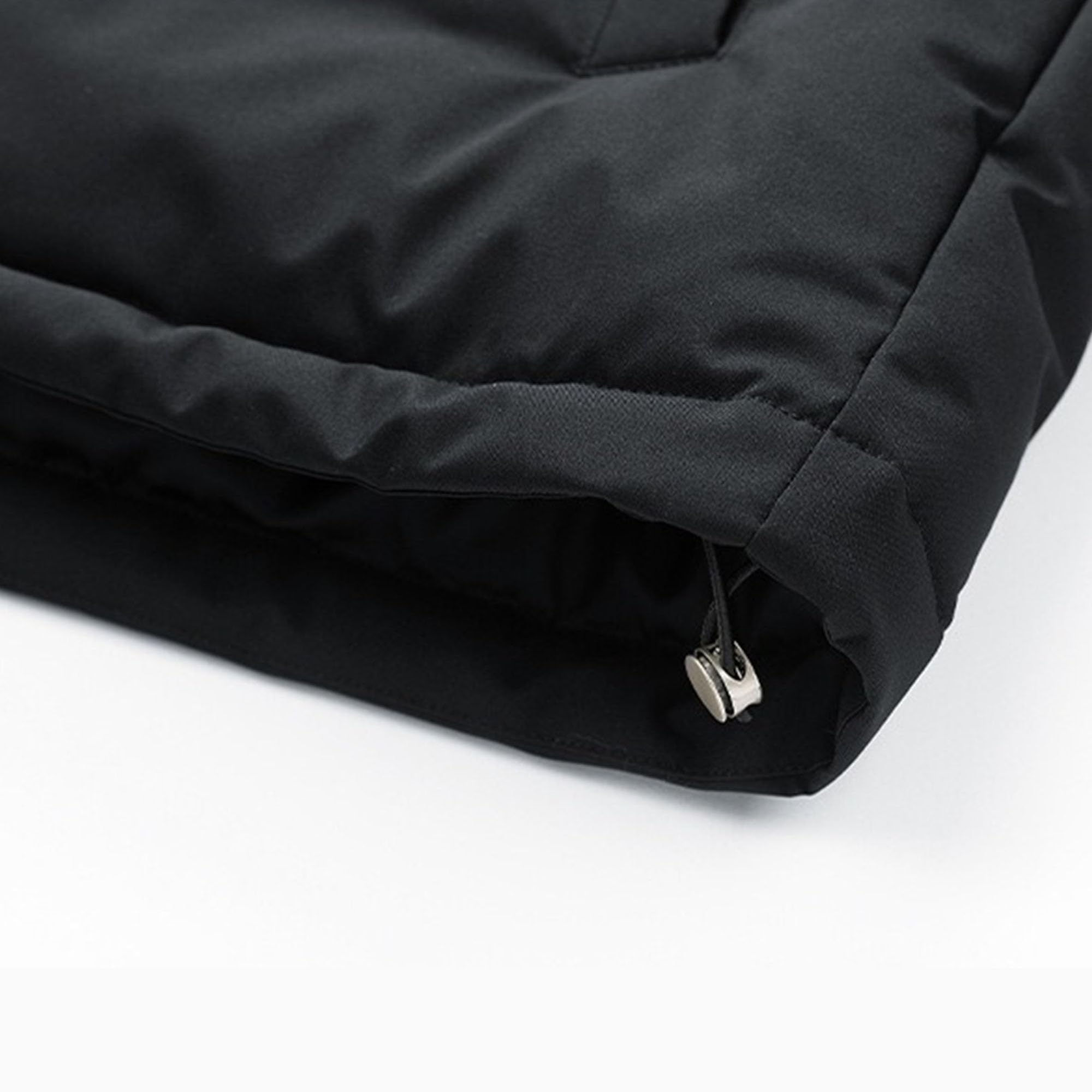 Chaqueta de plumón gruesa y cálida con capucha para hombre, con cremallera, abrigo con capucha para hombre, chaqueta acolchada de invierno para hombre