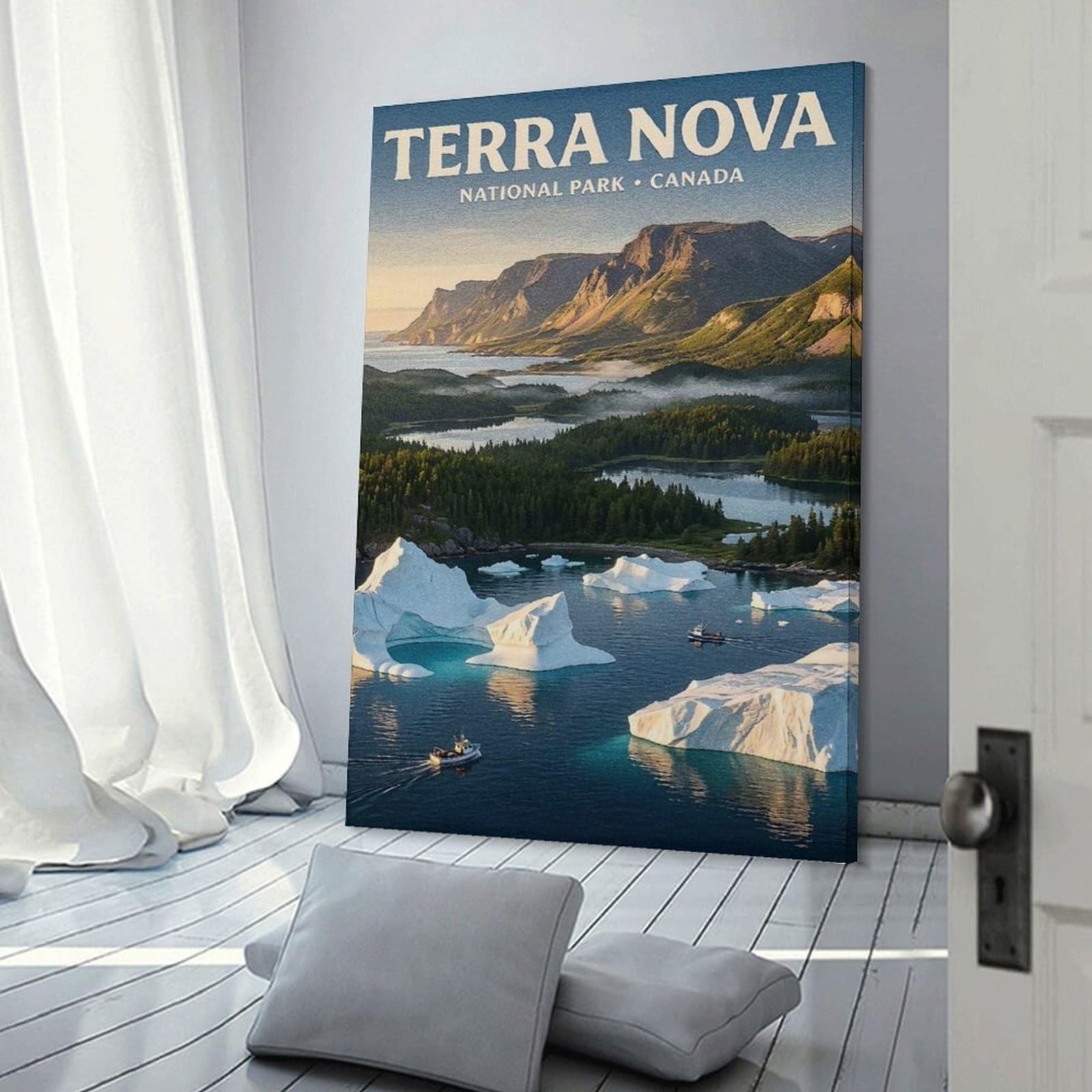 Junmoney Home Decor Wall Art Terra Nova National Park, Canada, 08x12inch(20x30cm), for Flats, Guest Rooms Or Compact Rooms, Wall Decor with Flexible Room Appeal