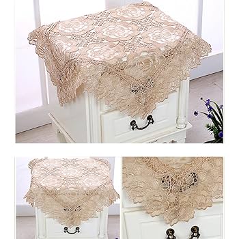 Amazon｜おしゃれなレース編み テーブルクロス アンティーク調
