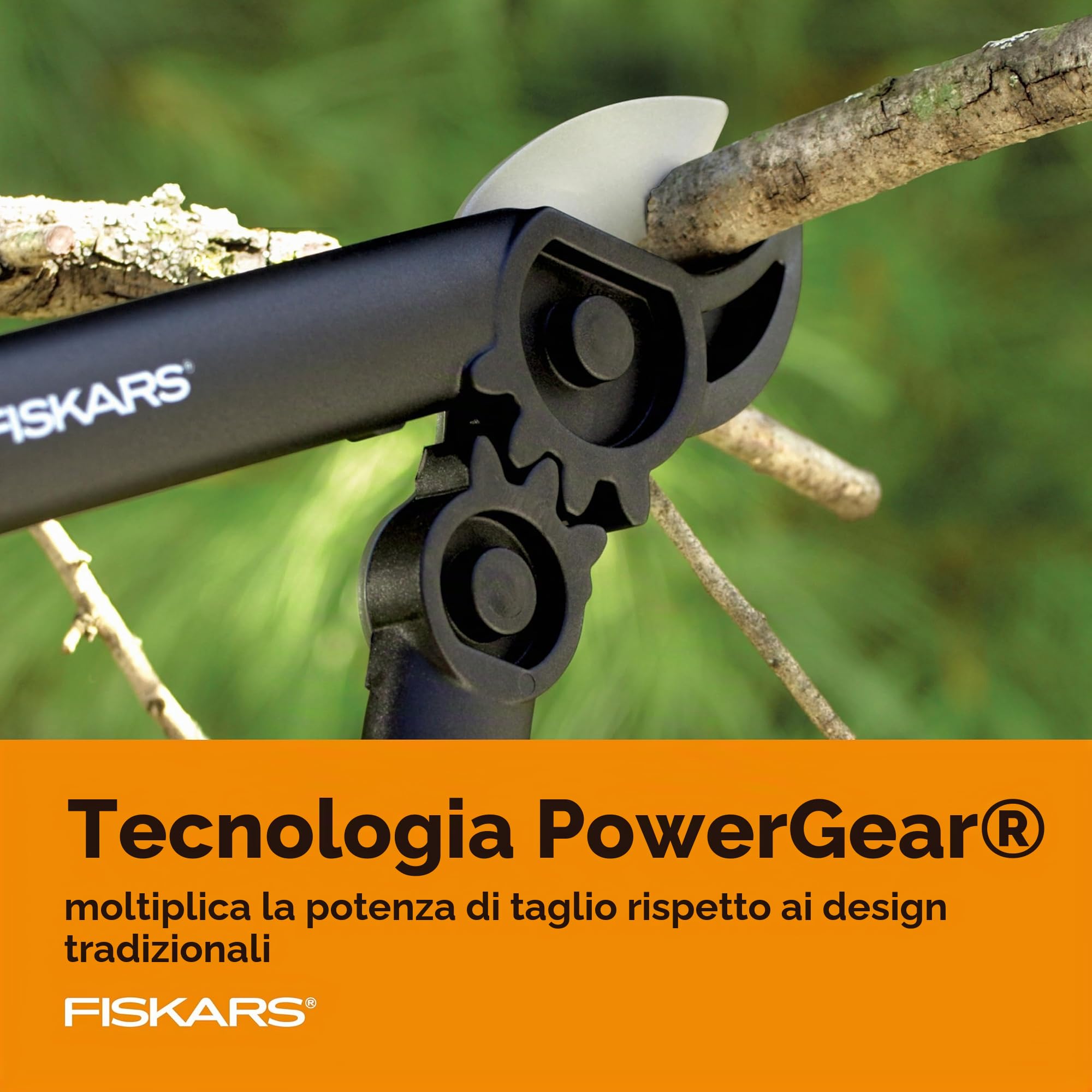 Fiskars Potatore/Troncarami Super PowerGear da 15 Pollici