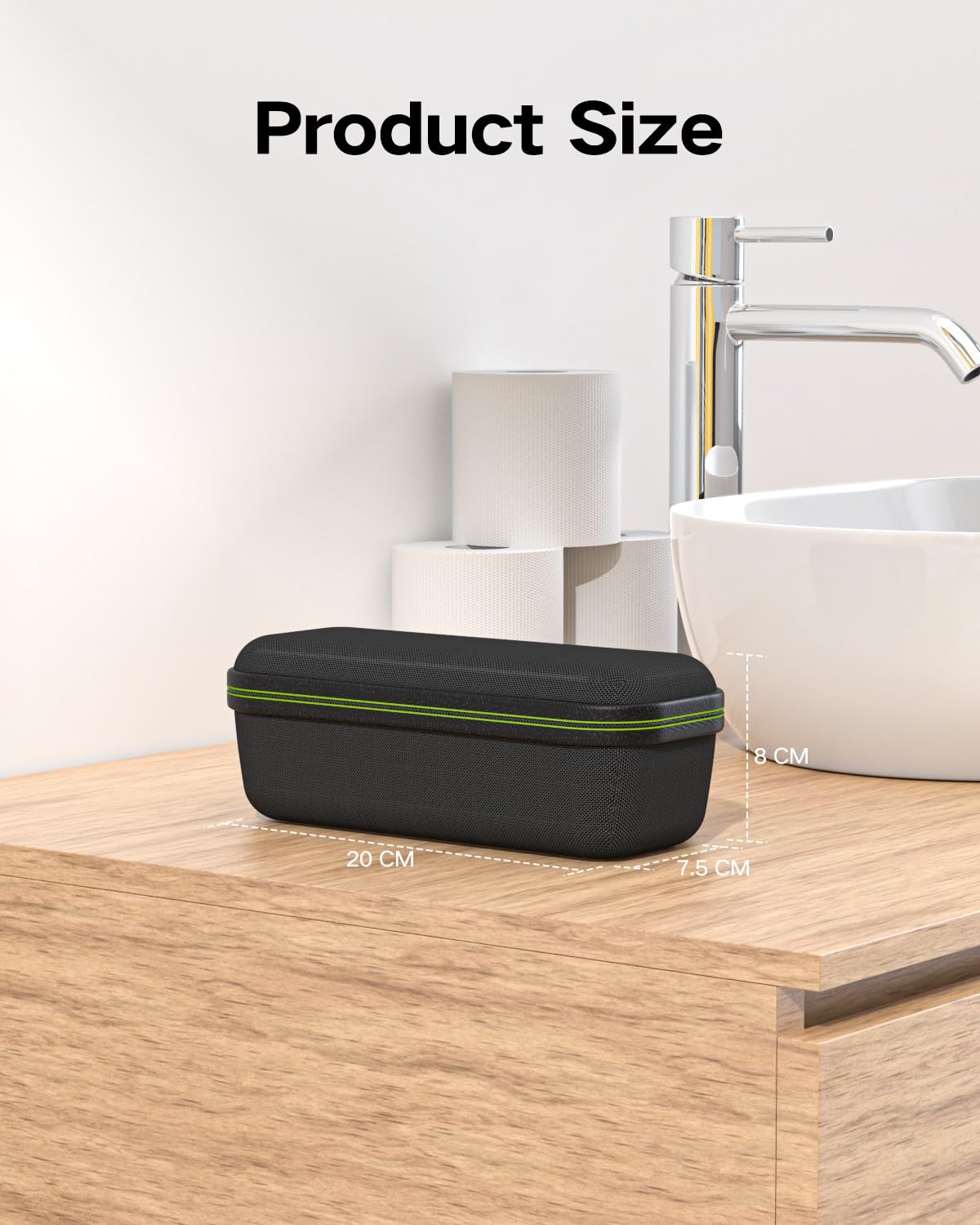 Superer Tasche Tragetasche Passend für Philips OneBlade Rasierer Reise-Etui für Herren Elektrischer Bartschneider, Trimmer und Ladegerät Reise Tragbare Schutzhülle Aufbewahrungsetui