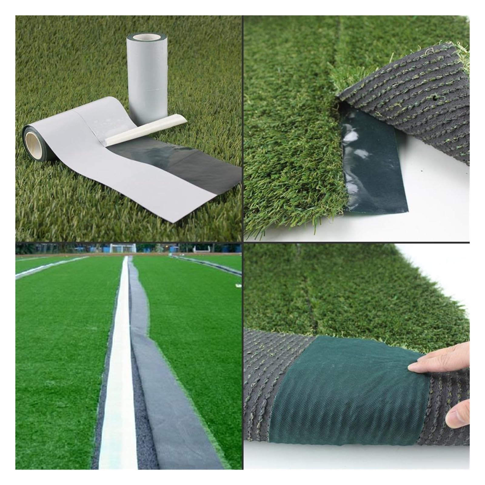 sztuczna trawa taśma, sztuczna trawa taśma klejąca sztuczna trawa trawnik dywan taśma taśma trawnik mata ogrodnicza nowość 5 x 15 cm DIY sztuczna murawa fug