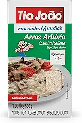 Arroz Arbório Tio João Variedades Mundiais Cozinha Italiana - 500g