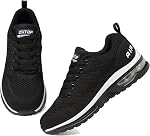 ziitop Running Shoes for Women Walking Shoes Athletic Air Cushion Tennis Shoes Ladies Non Slip Lightweight Fashion Sneakers Breathable Mesh Sport Shoes Girls Workout Casual Gym Jogging Shoes
