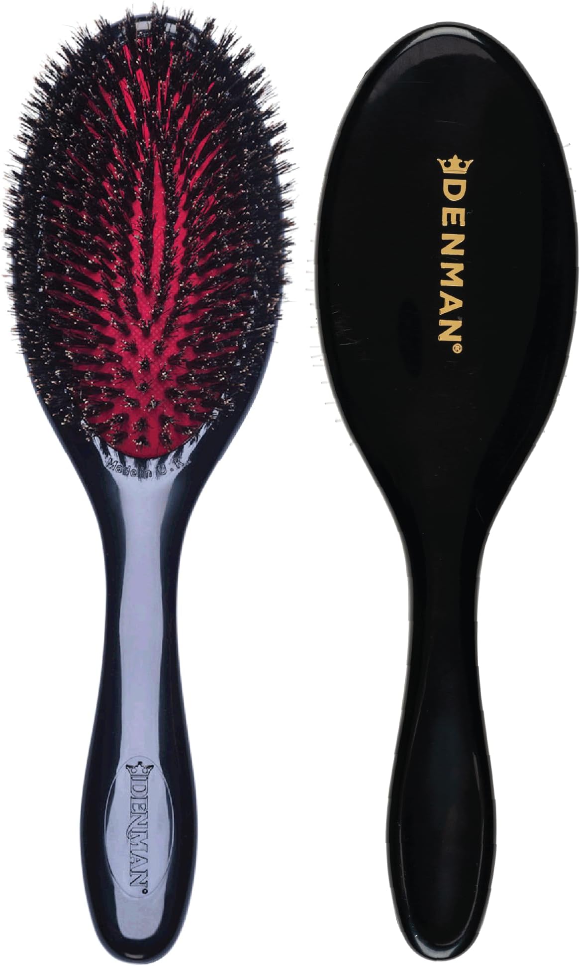 Natural Bristle Grooming Brush, Medium