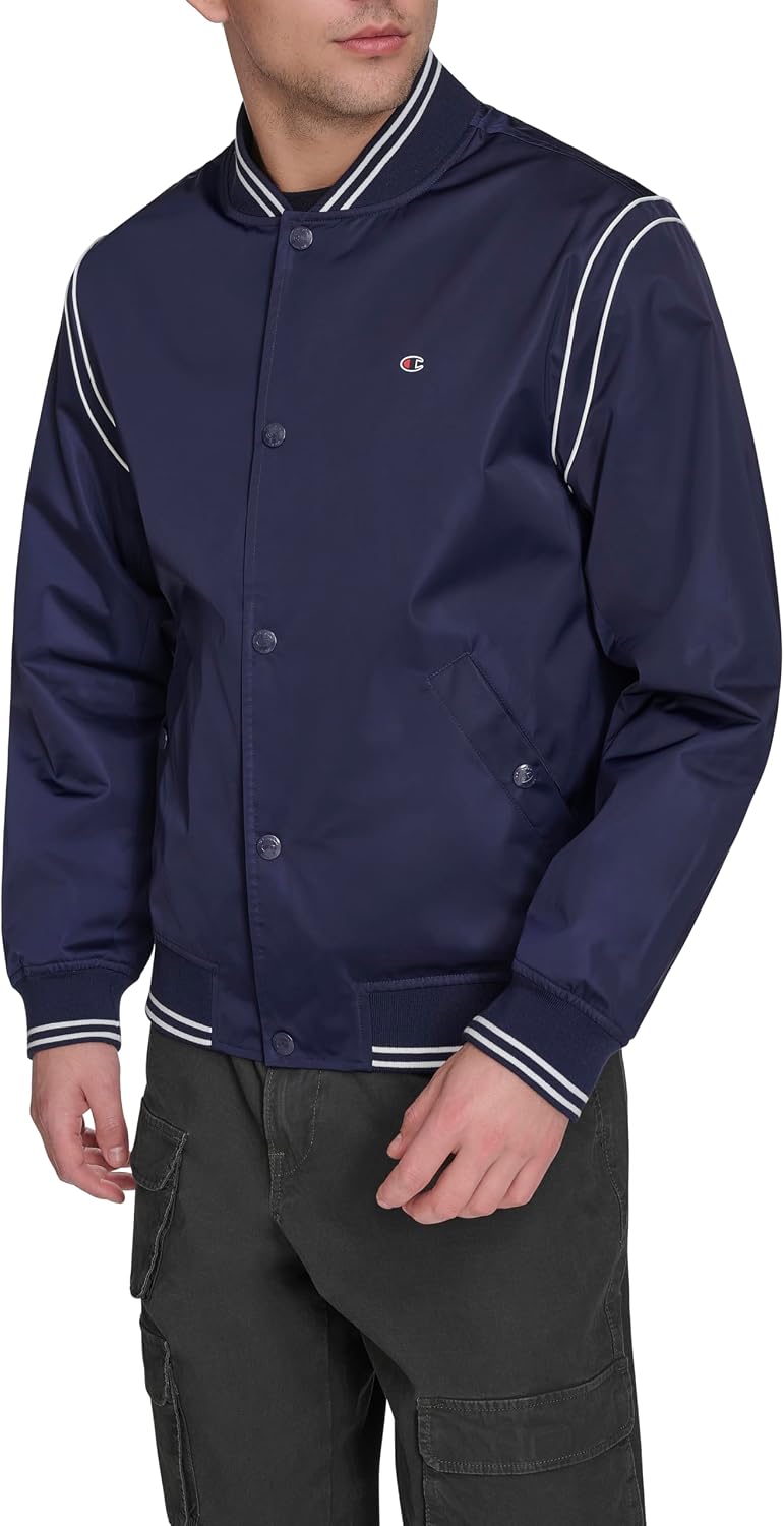 Champion Men's Lightweight Varsity Bomber Jacket
