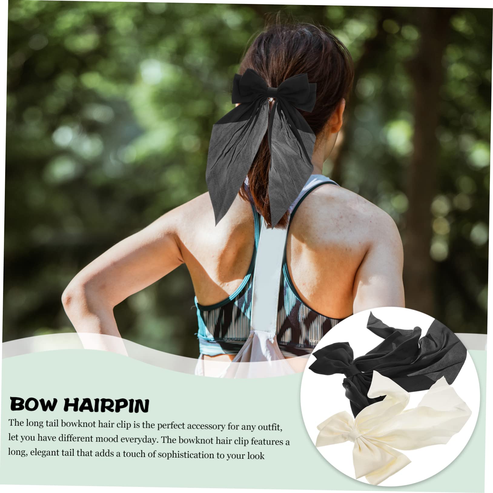 Healeved 10piezas Horquillas De Moño Grande Lazo Para Mujeres y Niñas Accesorios De Pelo De Moda Clip De Cabello Duradero y Atractivo