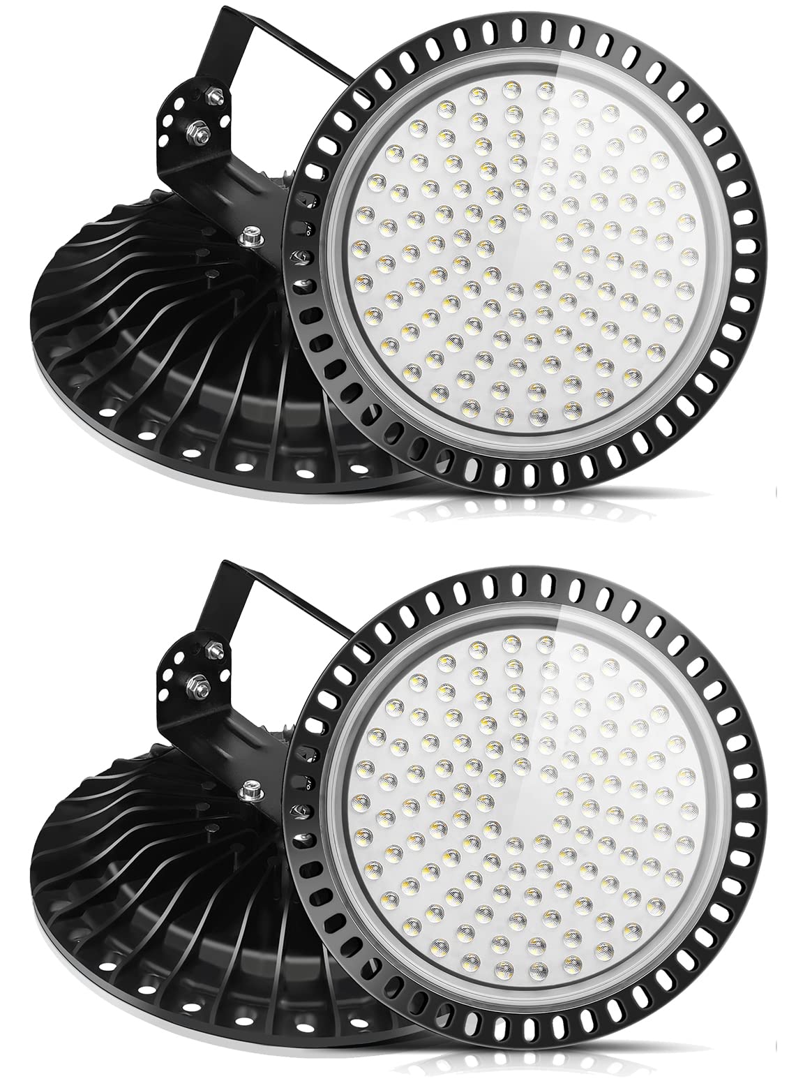 Viugreum LED High Bay Light 500W UFO 50000LM 6000K lamp Factory Warehouse Industrial Lighting IP65 Waterproof LED Lights