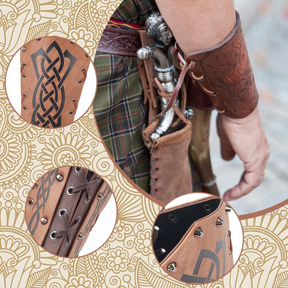 NBEADS Leather Arm Guard - Image 3