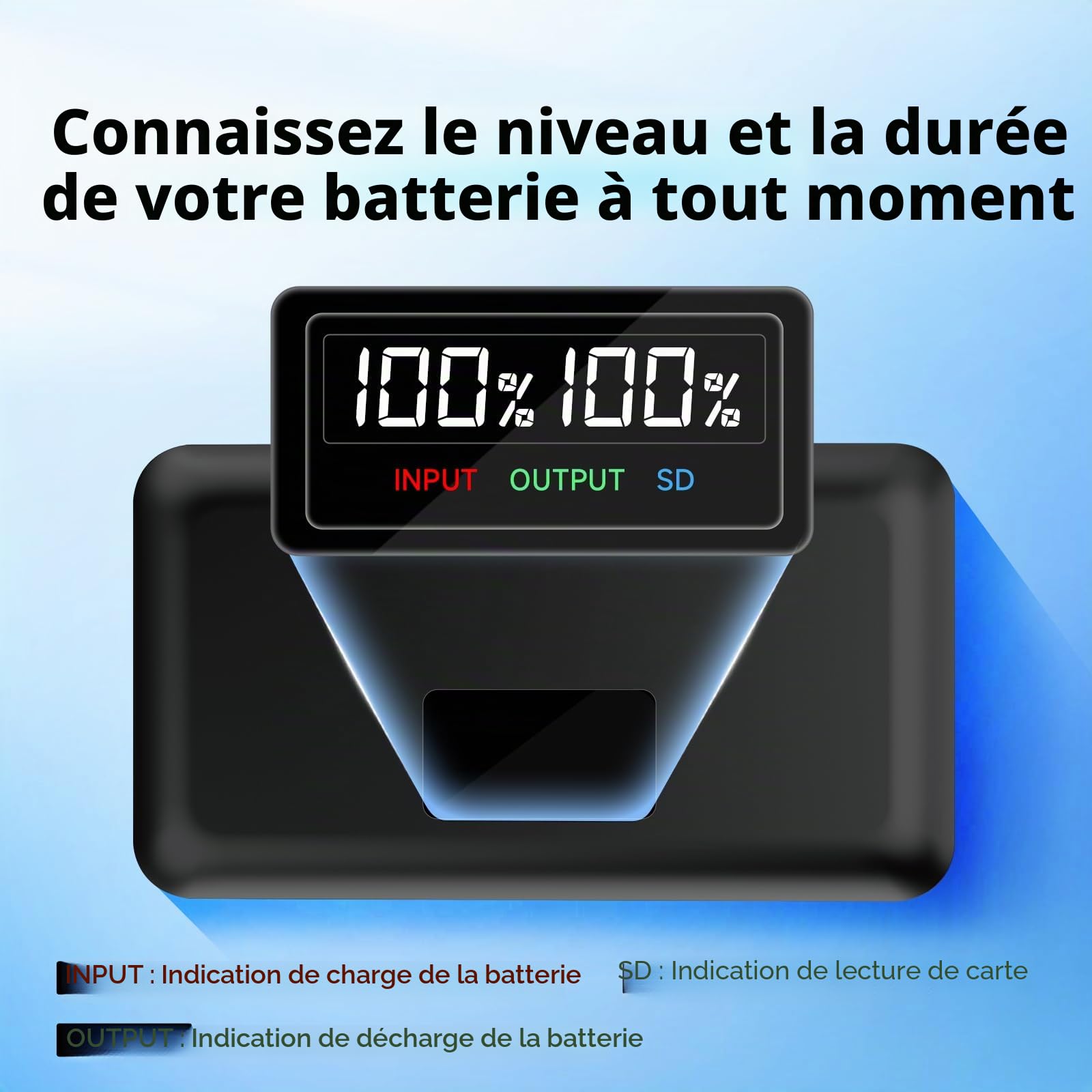 2 Piles EN-EL20 et Smart LCD Display Chargeur Double USB pour Nikon Coolpix P1100, P1000, P950, Coolpix A, 1 J1, 1 J2, 1 J3, 1 S1, 1 V3, DL24-500, 1 AW1