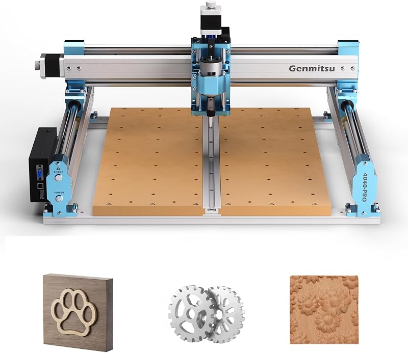 Genmitsu 4040-PRO CNC Router Machine for Metal Acrylic Cutting Milling